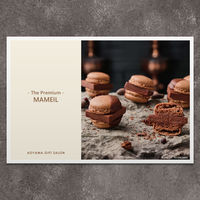 マメイル 生チョコマカロン | The Premium 選べるブランドカタログ C（ギフトカードタイプ）　二重封筒／熨斗（御中元）（直送品）