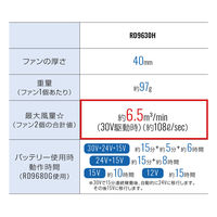 サンエス 30V ファンセット GL-2(フラットタイプ) RD9630H 1セット（直送品）
