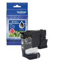 ブラザー（brother） 純正インクカートリッジ LC512BK ブラック 1個