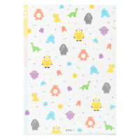 デザインフィル 3ポケットクリアホルダー [A4] モンスター 35669006 1セット(1枚×5)（直送品）