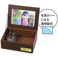 アーテック コンパクトレザー調オルゴール箱(木彫板) 5533 1セット（直送品）