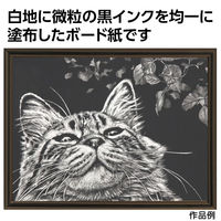 アーテック スクラッチボード枠無 紙製 倍判 ウッドフレーム付 12347 1セット(1セット×3)（直送品）