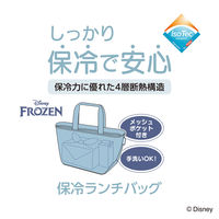 保冷ランチバッグ 4L ライトブルー RFF-0041DS LB 1個 ディズニー トートバッグタイプ 4層断熱構造 サーモス
