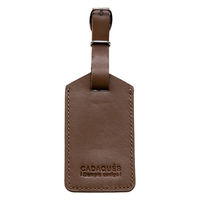 TTC カダケス 本革ネームタグ 小 ブラウン 610946 1個（直送品）