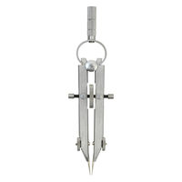 ドラパス DR NO.52 独式小型スプリングコンパス 両針 【製図器シリーズ】 02052 1個（直送品）