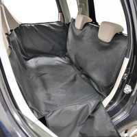 BONFORM シートカバー ファインペット 1540×1100mm ブラック 軽後席用 4125-01BK 1個（直送品）