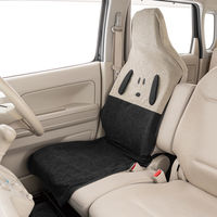 BONFORM シートカバー もふもふスヌーピー グレー フロント1枚 4156-10GY 1個（直送品）