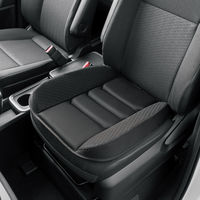 BONFORM クッション エアロメッシュ 480×480mm ブラック ヒップ型 大判タイプ 5225-43BK 1個（直送品）