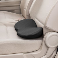 BONFORM クッション 姿勢調整クッション 450×240mm ブラック 背・座兼用 5232-09BK 1個（直送品）