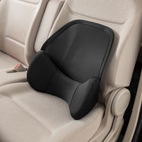 BONFORM サポートクッション ホールドエアー 450×470mm ブラック 腰当て 5646-72BK 1個（直送品）