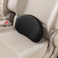 BONFORM サポートクッション ふんわり癒し低反発 300×190mm 腰当てS 5606-30BK 1個（直送品）