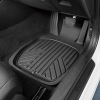 BONFORM バケットマット 3Dカーボンアロー 480×680mm ブラック フロント1枚 6489-01BK 1個（直送品）