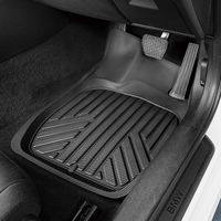 BONFORM バケットマット 3Dカーボンアロー 500×640mm ブラック 運転席F1枚 6489-42BK 1個（直送品）