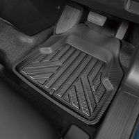 BONFORM バケットマット 3Dカーボンアロー 450×480mm ブラック 兼用1枚 6489-48BK 1個（直送品）