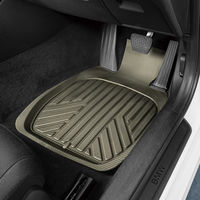 BONFORM バケットマット 3Dカーボンアロー 480×680mm スモーク フロント1枚 6489-01SM 1個（直送品）