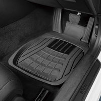 BONFORM バケットマット 3Dデザインラバー 480×620mm ブラック フロント1枚 6490-01BK 1個（直送品）