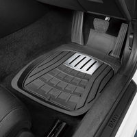 BONFORM バケットマット 3Dデザインラバー 480×620mm シルバー フロント1枚 6490-01SI 1個（直送品）