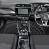 BONFORM カーマット キルトレザーマット ブラック 4点セット ダイヤキルトステッチ1台分 6493-07BK 1個（直送品）