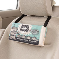 BONFORM ティッシュカバー ファンシー LGMキャンバス 250×120mm グリーン 7465-05GN 1個（直送品）