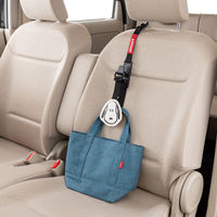 BONFORM 収納 スヌーピーフェイス シートフック ブラック 耐荷重10kg 荷物の転倒防止 7475-65BK 1個（直送品）