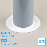 カクダイ ゴムプレート 90×56 ホワイト GA-KB093 1個（直送品）