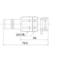 オンダ製作所 HJ50型 吸気弁アダプター HJ50-13-S 1個（直送品）