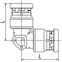 オンダ製作所 樹脂製テストプラグ エルボソケット TP7L3-10P 1個（直送品）