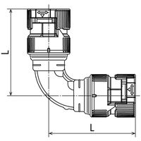 オンダ製作所 樹脂製テストプラグ エルボソケット TP7L3A-16P 1個（直送品）