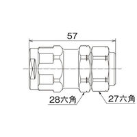 オンダ製作所 WJ36型 フレキ管変換継手 WJ36-16.813M-S 1個（直送品）