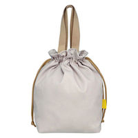 保冷バッグ 8L 巾着 エコバッグ ランチバッグ ベージュ LV-0462 1セット（1個×3） 保冷 LIV PLUS