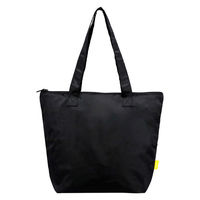 保冷バッグ 15L トートバッグ 折りたたみ ブラック LV-0471 1セット（1個×3） 保冷 LIV PLUS