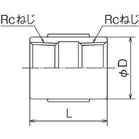 オンダ製作所 SMS3型 ステンレスソケット リブ付(テーパねじ) SUS316 SMS3-32 1個（直送品）
