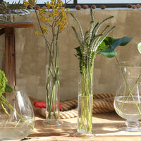 ダルトン 花瓶 GLASS VASE PROBETA M DULTON 479463 1個（直送品）