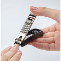 グリーンベル 爪切り ステンレス 高級 つめ切り カーブ刃 480035 1個（直送品）