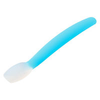 タイガークラウン モグモグソフトスプーン シリコーンゴム製 ブルー 481530 1個（直送品）