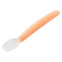 タイガークラウン モグモグソフトスプーン シリコーンゴム製 オレンジ 481531 1個（直送品）