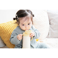 ピーコック魔法瓶 ベビー水筒 食洗機対応 ストローボトル ハンドル付き マグ イエロー 481617 1個（直送品）