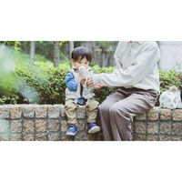 ピーコック魔法瓶 ベビー水筒 食洗機対応 ストローボトル ベルト付き マグ グレー 481620 1個（直送品）