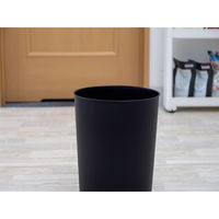 不動技研 ゴミ箱 12L クズポイ ブラック 481625 1個（直送品）