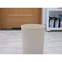 不動技研 ゴミ箱 12L クズポイ アイボリー 481626 1個（直送品）