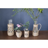 ティーライフ 花瓶 ヴァス フェイクPE 柳フラワーベース ボトル型 481892 1個（直送品）