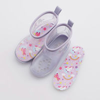 スケーター レインブーツ キッズ 長靴 透明 キャラクター ユニコーン 482004 1個（直送品）