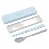 オーエスケー コンビセット シマエナガ 引フタコンビ 箸 スプーン 482243 1個（直送品）