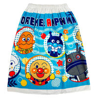 ナストーコーポレーション 巻きタオル マキタオル キャラクター 60×110cm アンパンマン×ブルー 482407 1個（直送品）