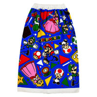 ナストーコーポレーション 巻きタオル マキタオル キャラクター 80×110cm スーパーマリオ総柄 482415 1個（直送品）