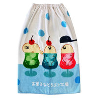 ナストーコーポレーション 巻きタオル マキタオル キャラクター 80×110cm お菓子などうぶつ工房 482423 1個（直送品）
