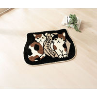 カキウチ 玄関マット 室内 マルチマット 45×60 ミケ 482433 1個（直送品）