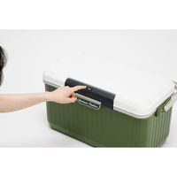 SANKA クーラーボックス ベリアスクーラー 24L ホワイト×グリーン 482439 1個（直送品）