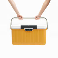 SANKA クーラーボックス ベリアスクーラー 24L ホワイト×イエロー 482440 1個（直送品）