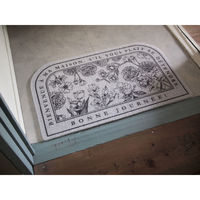 ティーライフ 玄関マット 45×75 もちもち玄関マット 屋外 ボタニカルフレーム 482543 1個（直送品）